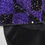 Thumbnail: RIBBON SPOOKY CHECKS 2.5X10YDS PURPLE