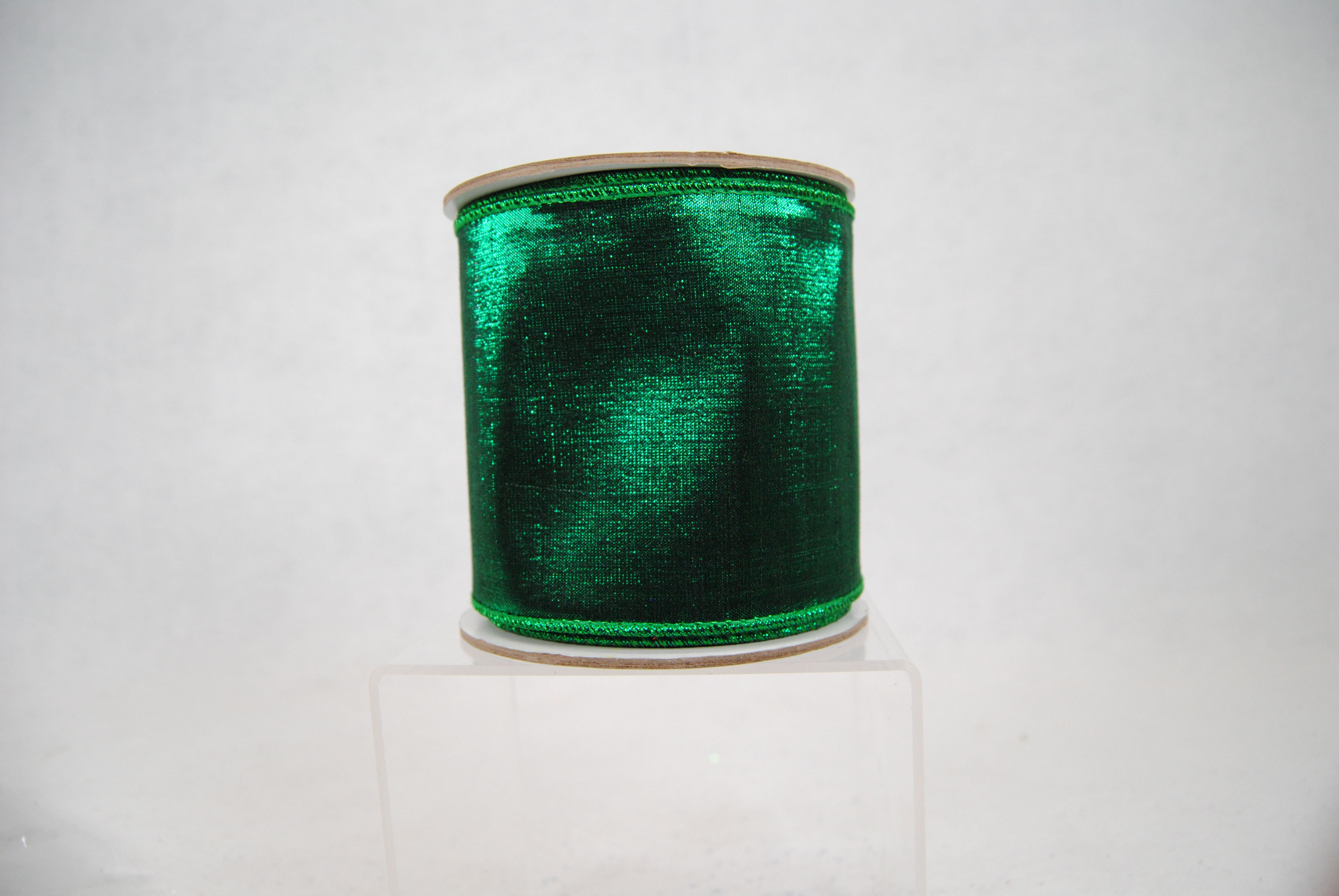 RIBBON LUSTER 4X10YDS RUBY AND EMERALD