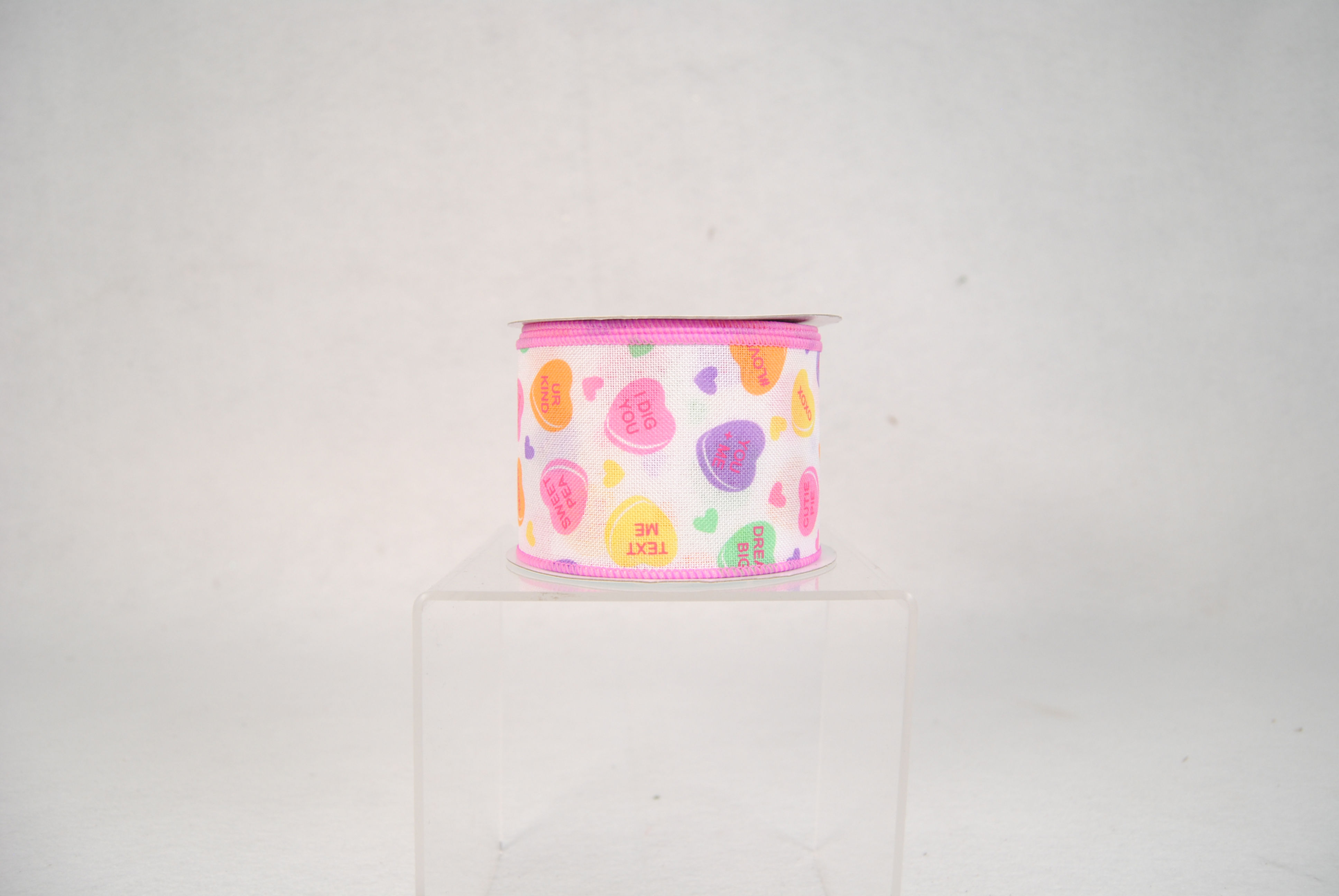 RIBBONCONVO HEARTS 2.5X10YDS