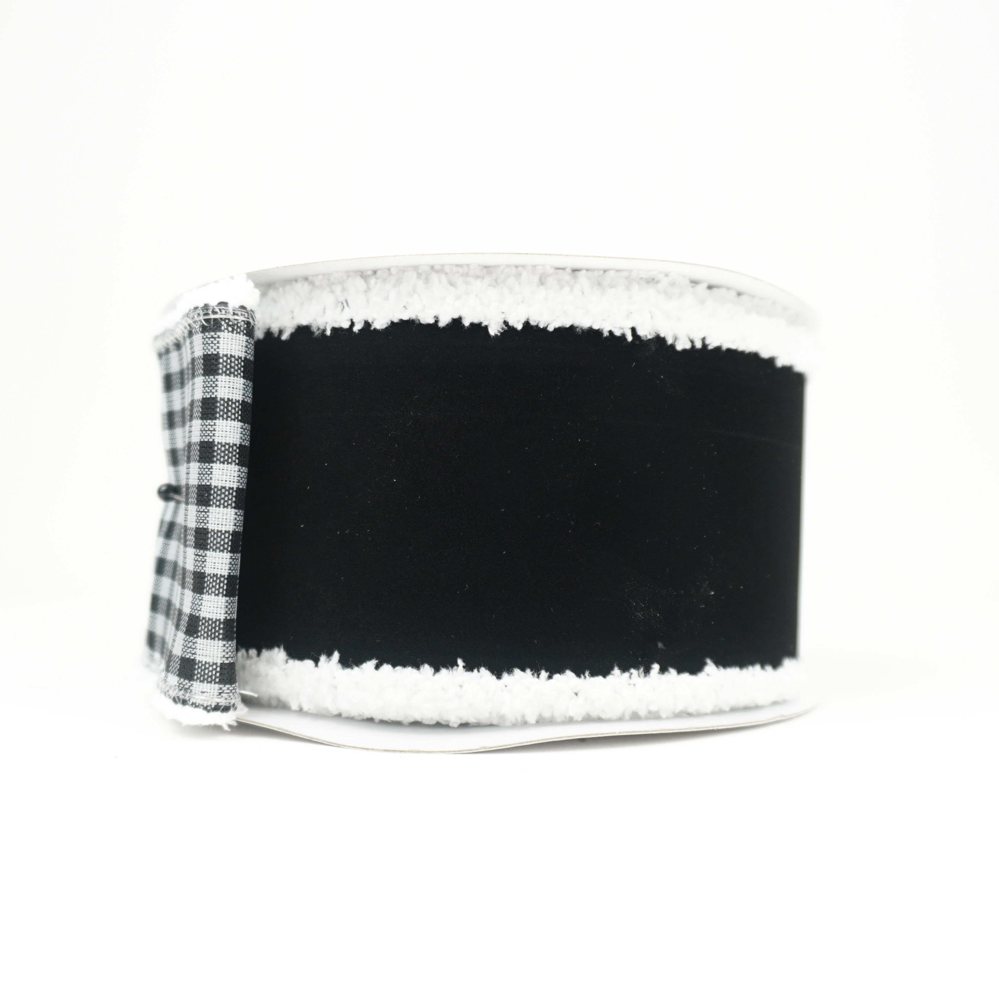 RIBBON 2.5" X 10YDS VELVET DRIFT BLACK