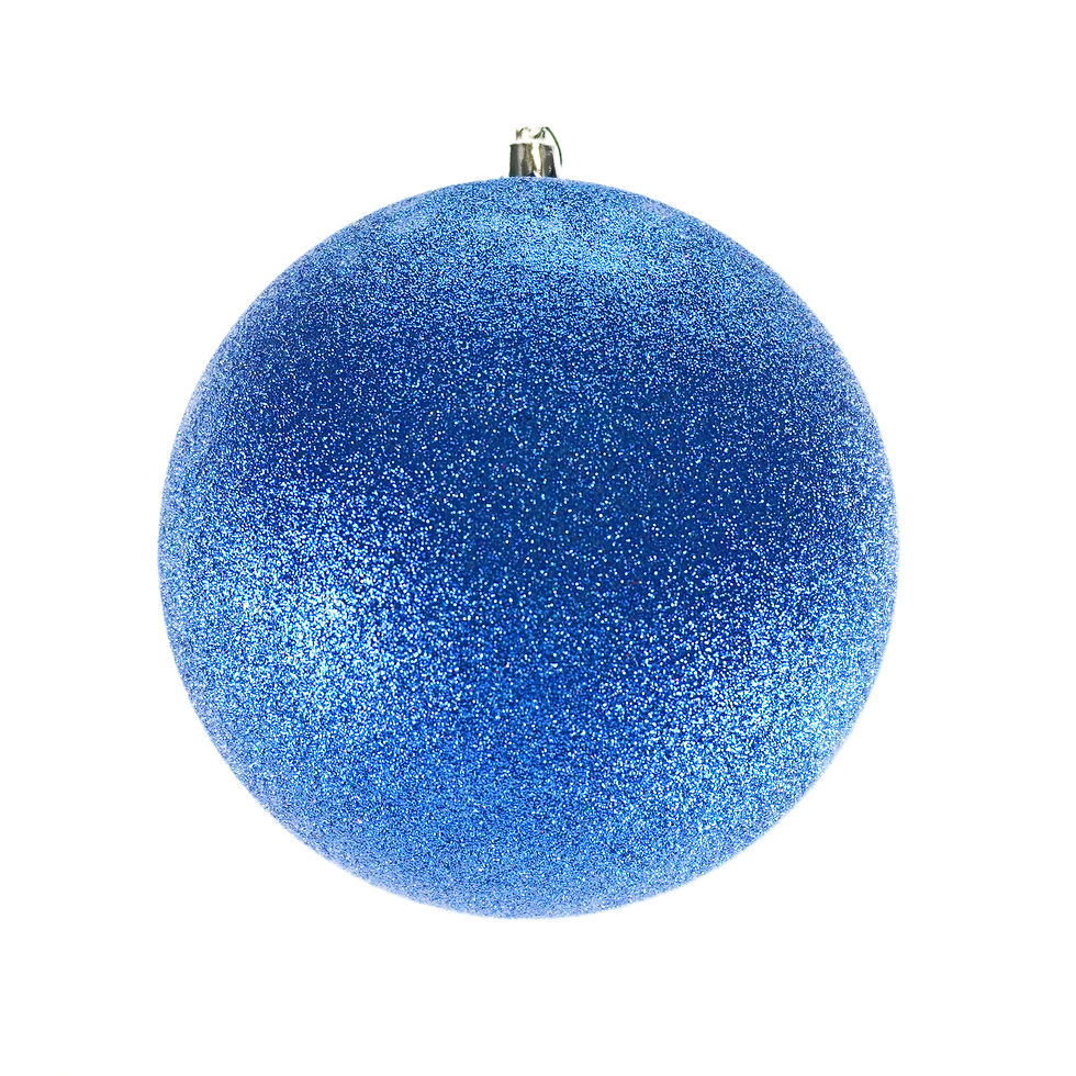 BALL GLITTER BLUE (4 SIZES) Craftex