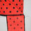 Thumbnail: RIBBON 2.5X10YDS SMALL DOT RED AND BLACK