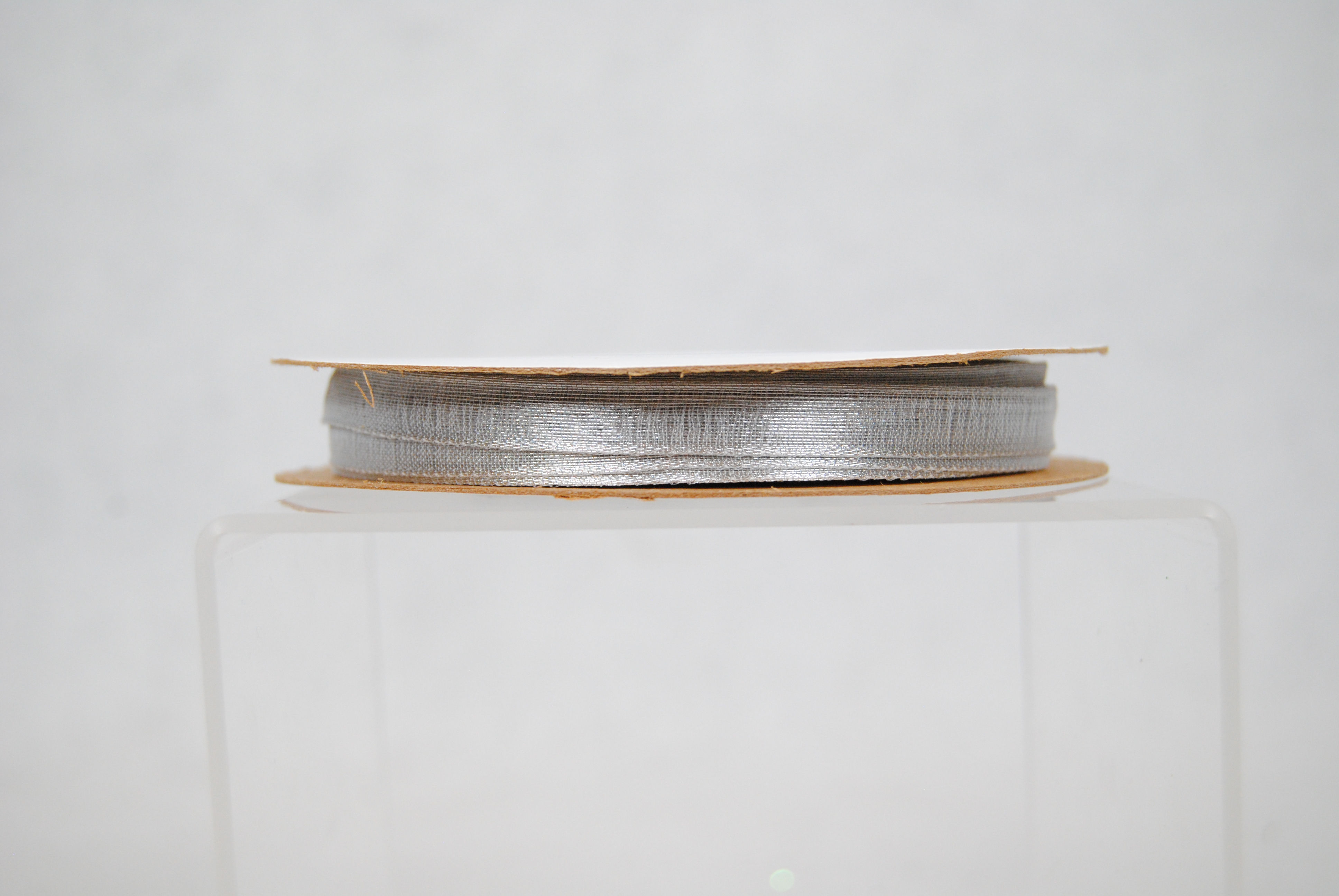 RIBBON MAGIC 3/8 SILVER 50YDS