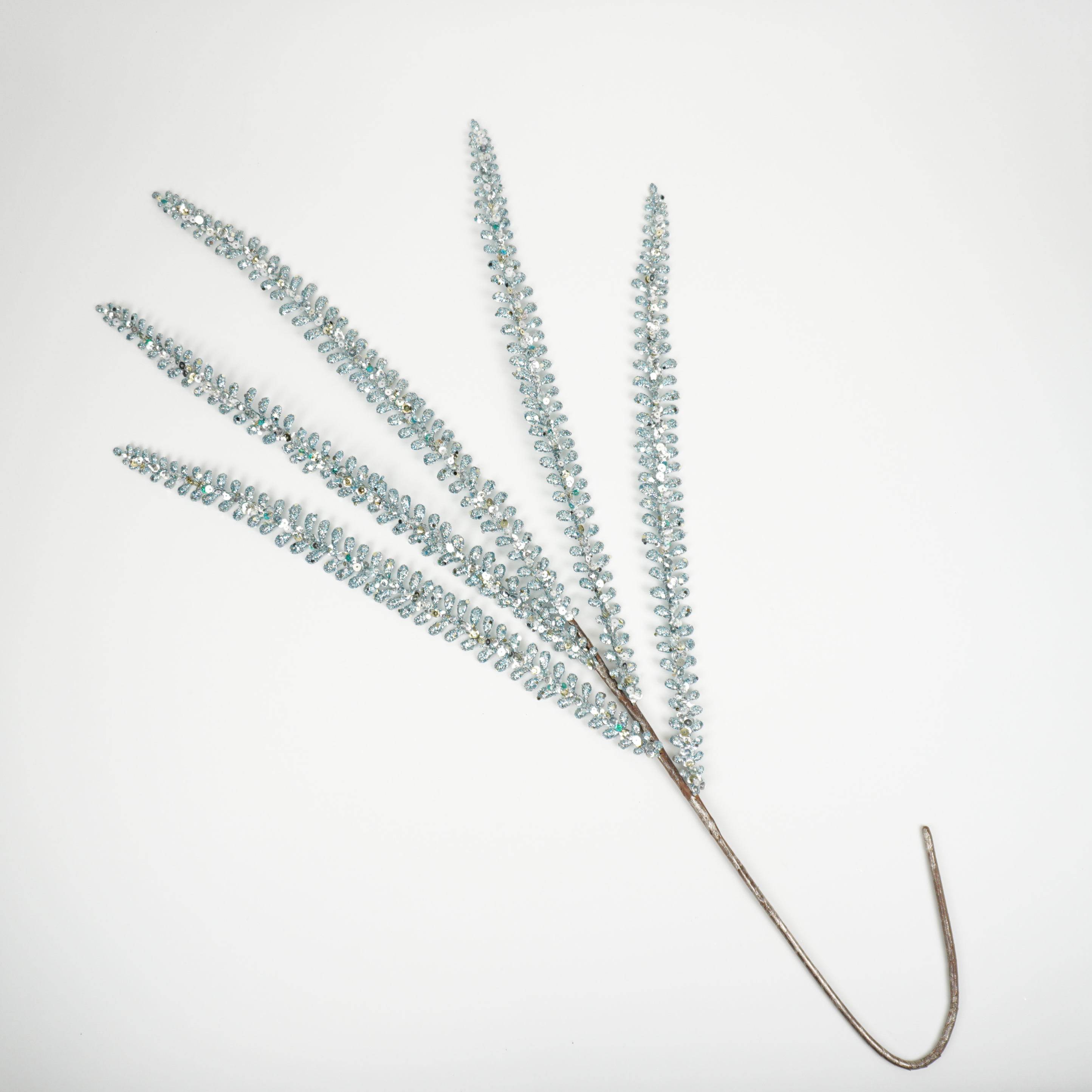 CHRISTMAS FEATHERS 35IN LIGHT BLUE