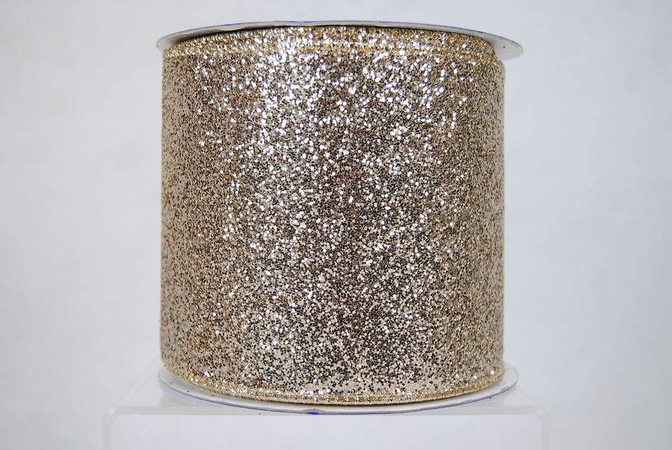 Miniatura: RIBBON GLITTER GLITTER 4X10 PLATINUM