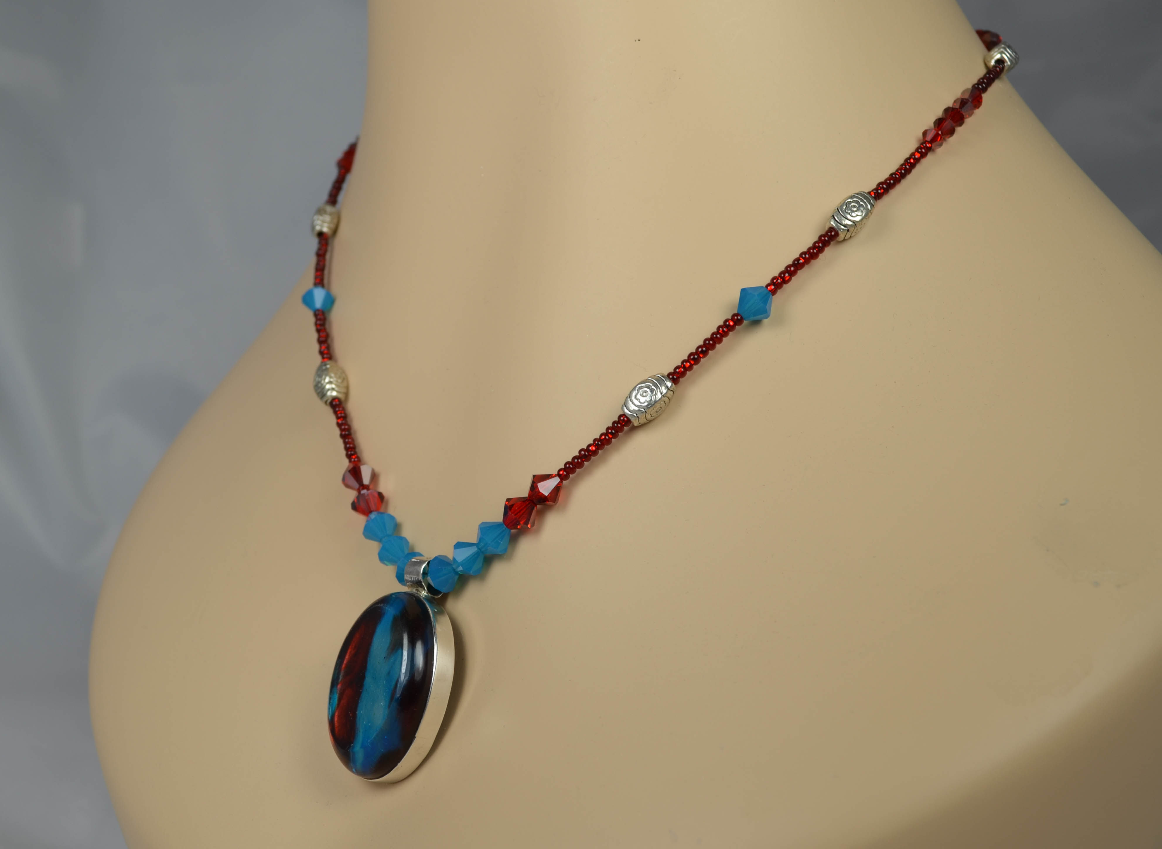 An Aura Runs Through It Necklace