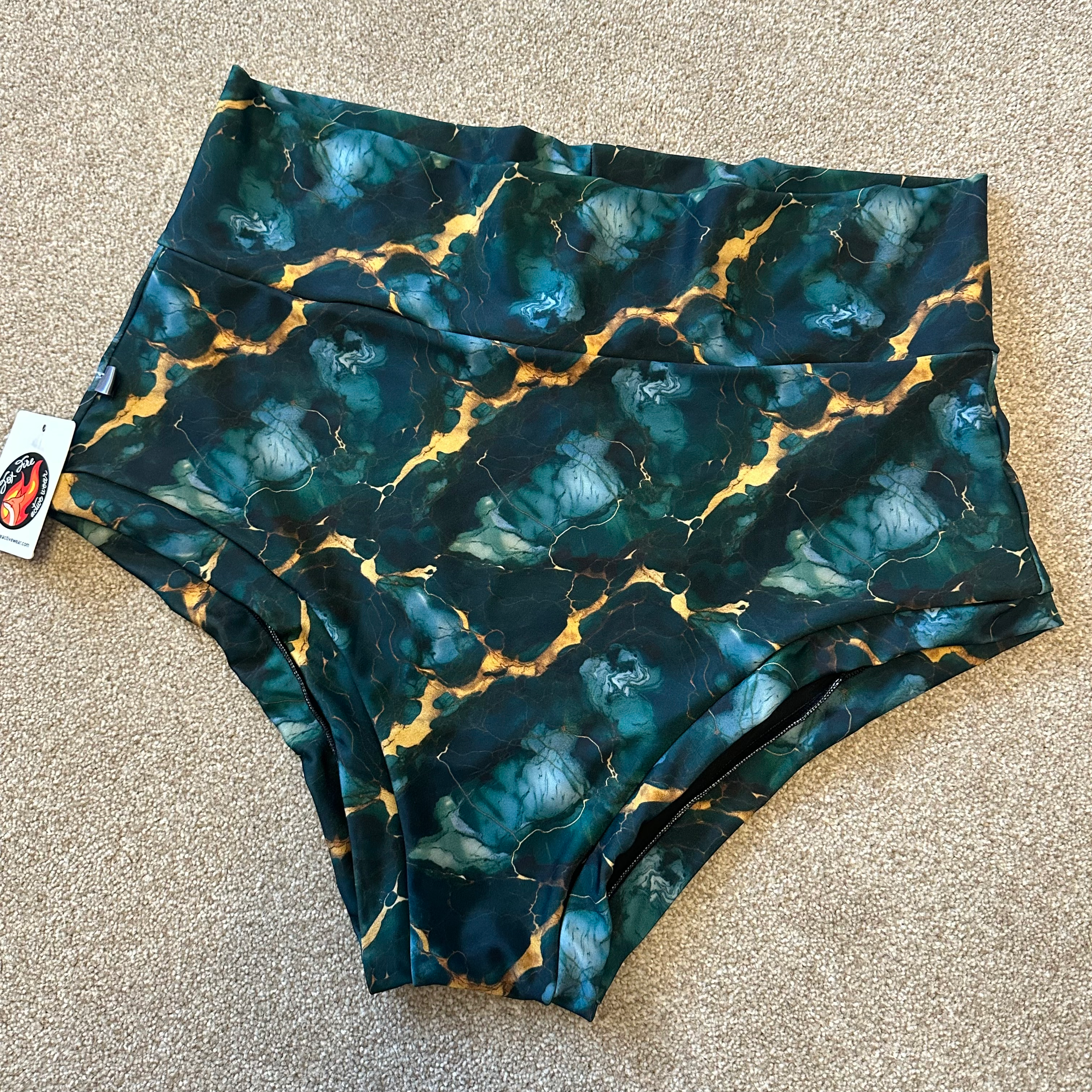 Earth High Waisted Booty Shorts