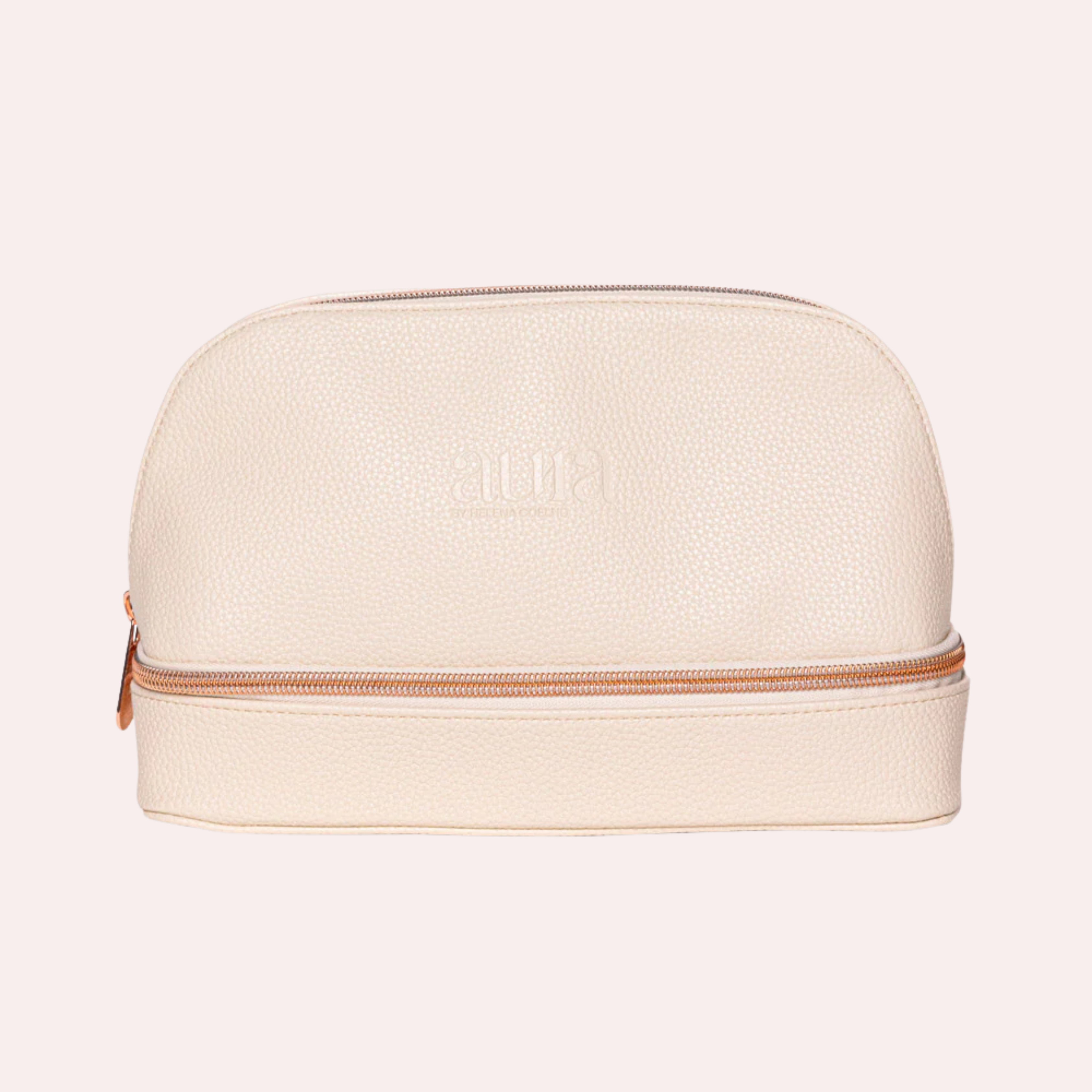 AURA NECESER EN COLOR BLANCO ROTO