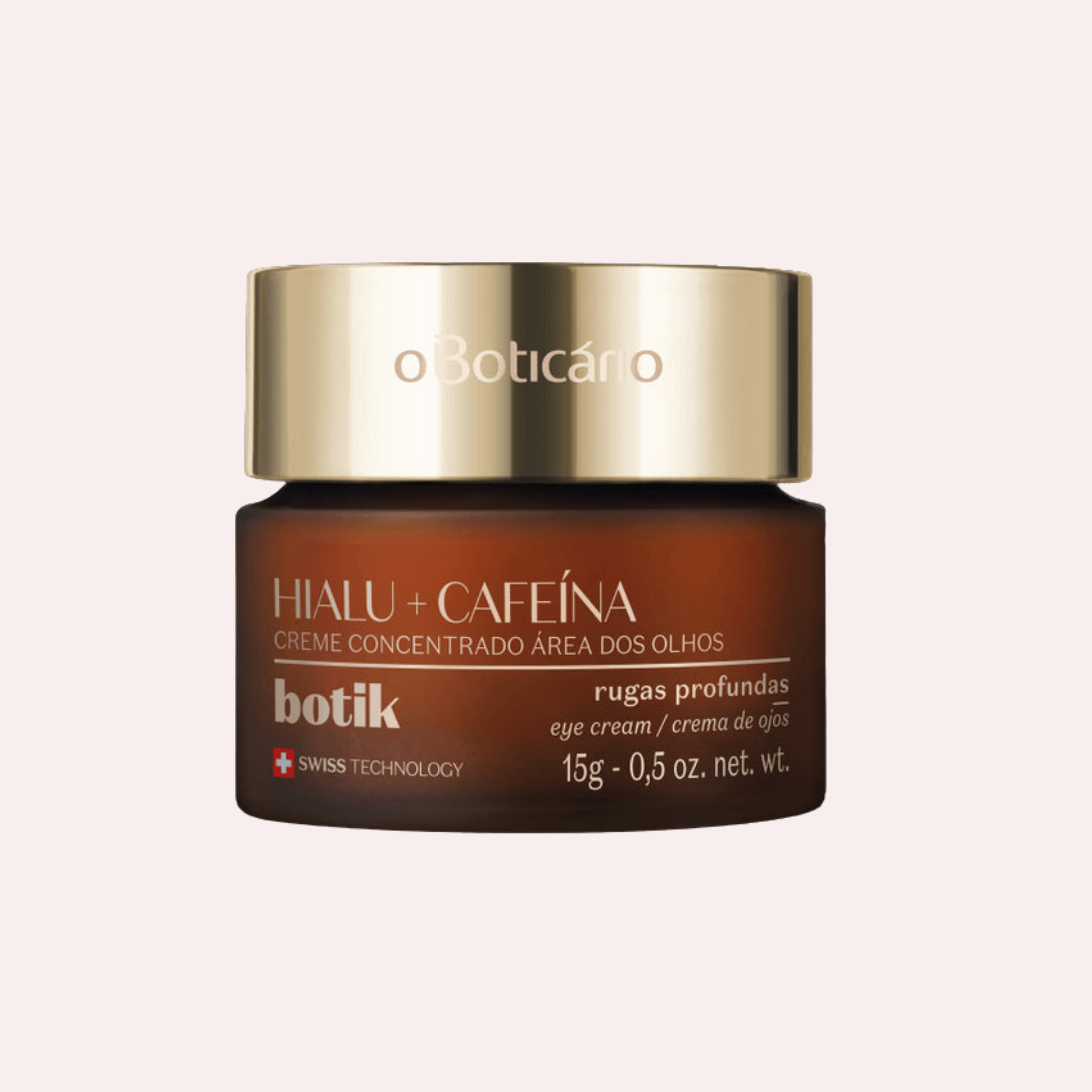 BOTIK CREMA CONTORNO DE OJOS CONCENTRADA CON ÁCIDO HIALURÔNICO Y CAFEÍNA, 15g