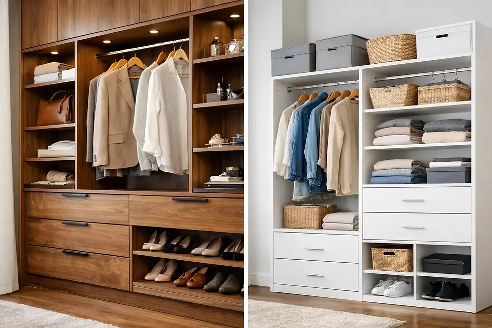 Custom Wardrobes vs Modular Storage Compared