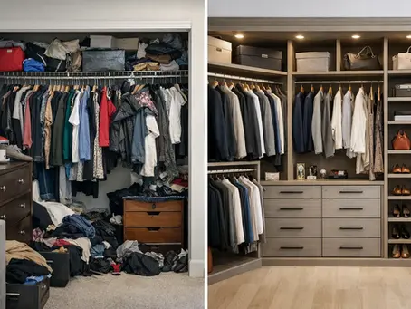 Bespoke Wardrobe Project Before and After