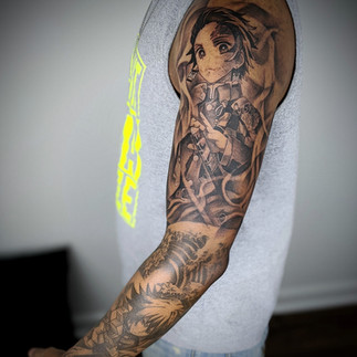anime tattoo
