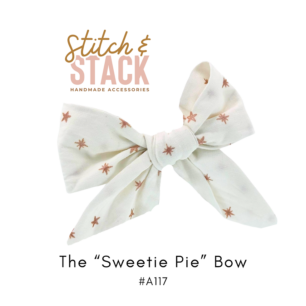 The "Sweetie Pie" Bow | Adorable Hair Bow for Girls