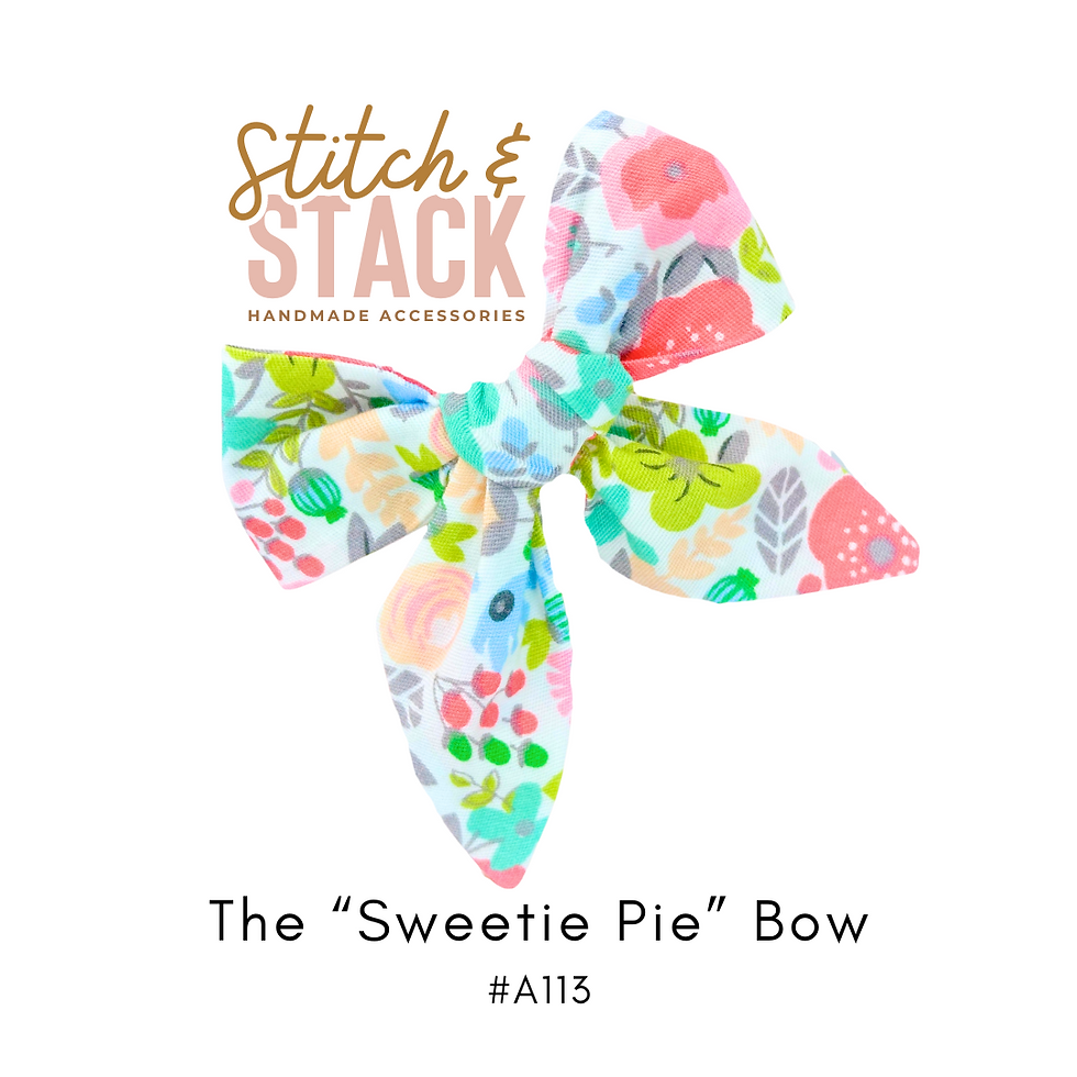 The "Sweetie Pie" Bow | Adorable Hair Bow for Girls
