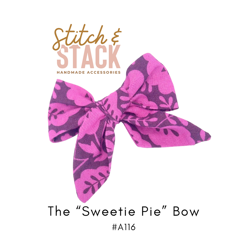 The "Sweetie Pie" Bow | Adorable Hair Bow for Girls