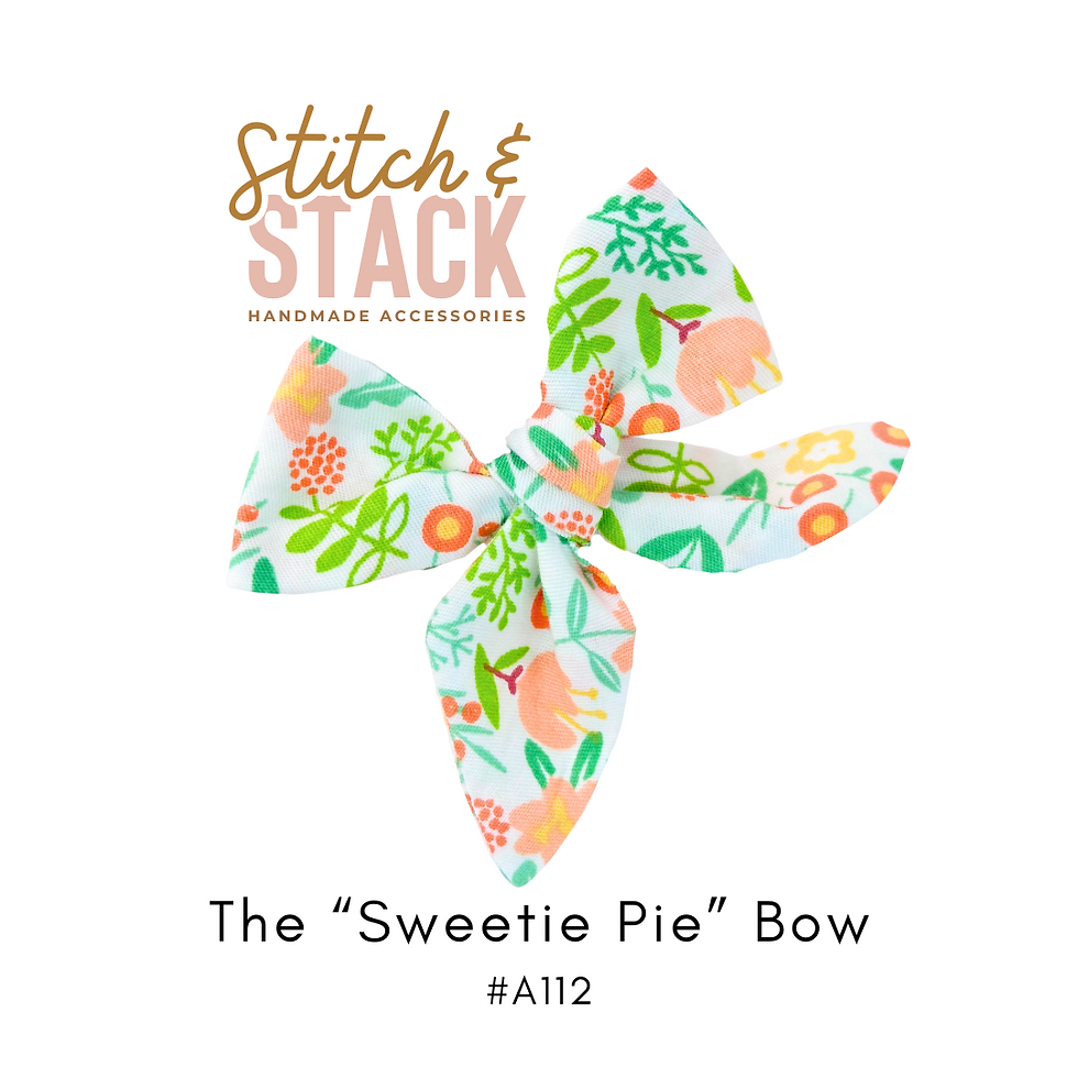 The "Sweetie Pie" Bow | Adorable Hair Bow for Girls