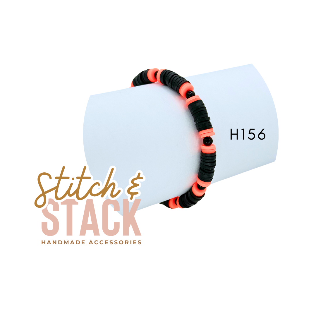 Clay Bead Bracelet | Colorful | Fun | Custom | Heishi | Personalized | Kids