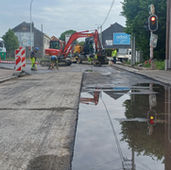 Carrefour Hittelet : adaptation du planning des travaux 