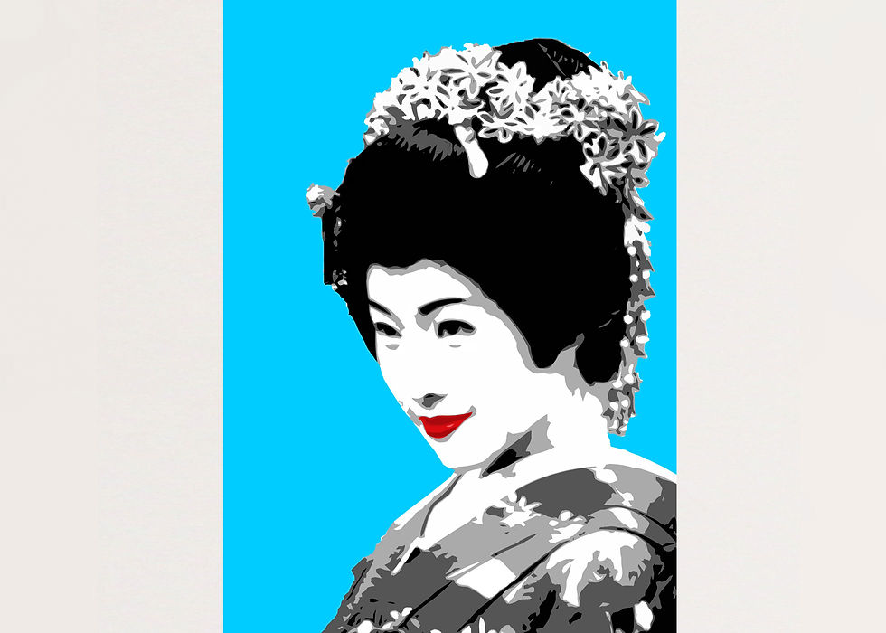Thumbnail: Geisha (blue)