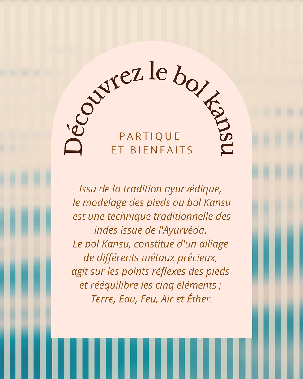 Qu'est-ce que le massage au bol Kansu ?