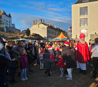 nyon rive during Christmas markets