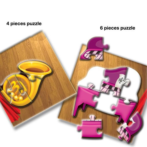 Thumbnail: MUSIC (4, 5 & 6 PIECES PUZZLES)