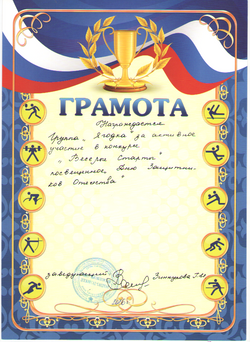 Веселые старты 2016