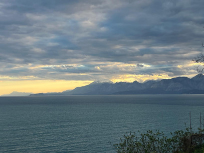 Taurus mountains seen from Antalya