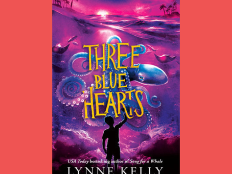 Middle Grade Sidekick Short Review: Three Blue Hearts (2025) by Lynne Kelly
