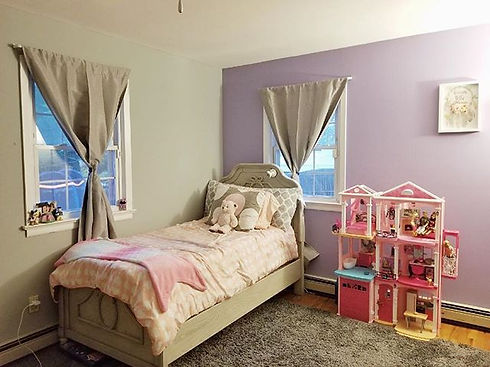 Princess rooms and accent walls for the