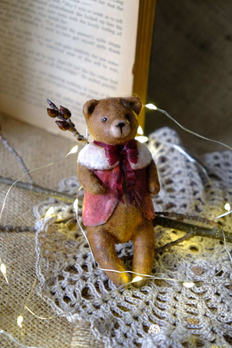 Thumbnail: Spun Cotton Teddybear video class self paced video