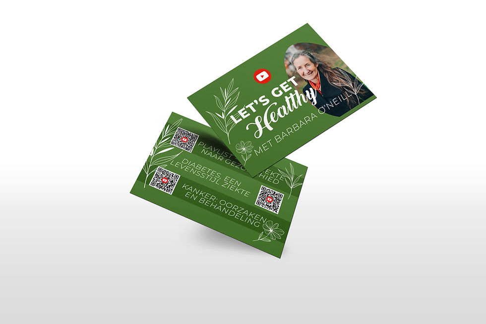 Thumbnail: Visitekaartjes om uit te delen (±100st)