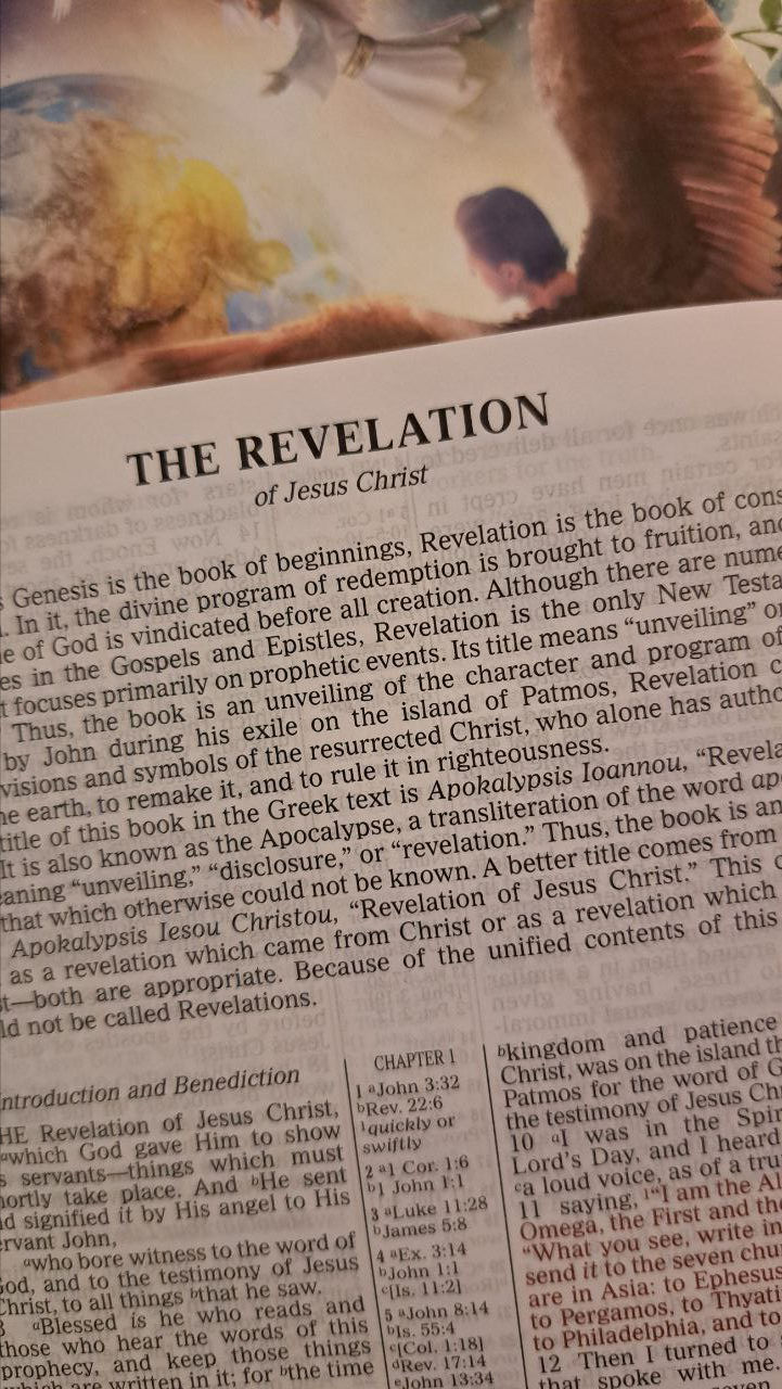 Het boek Revelation van de Bijbel