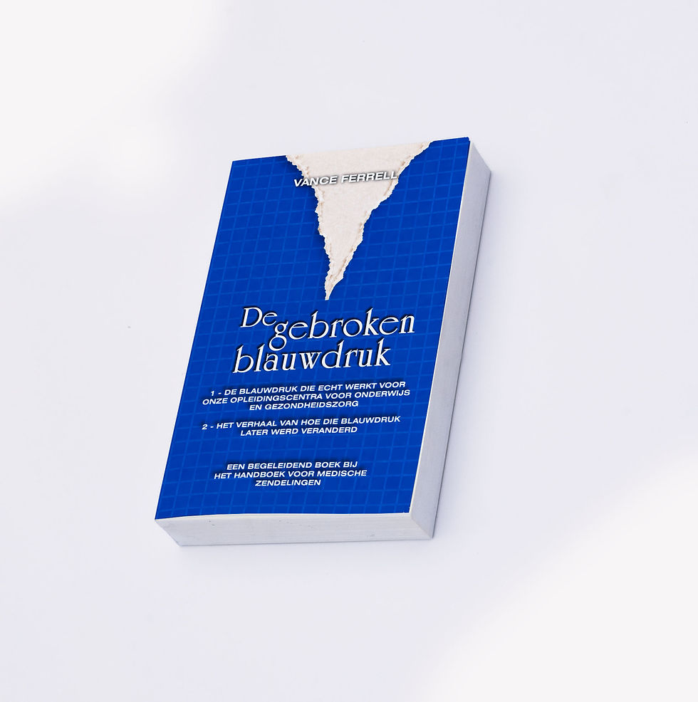 Het boek: De gebroken blauwdruk vooraangezicht