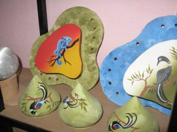 APPLIQUE MURALE BIRDS