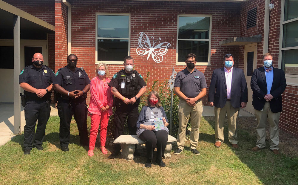 Saluda River Academy for the Arts dedicates Butterfly Garden to student
