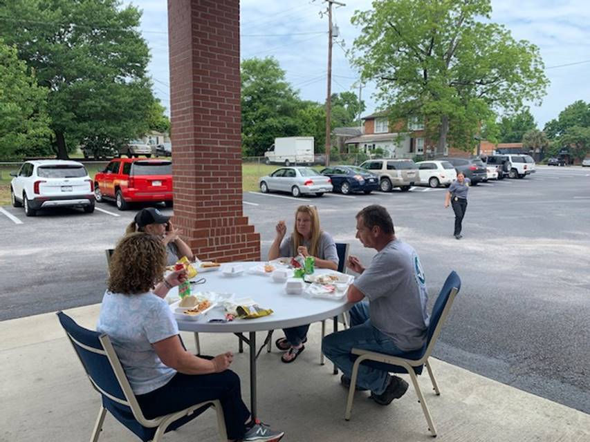 Brookland UMC serves box lunches