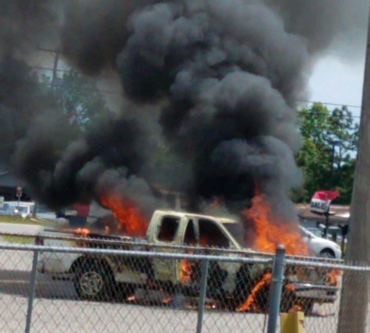 Truck Fire Gaston
