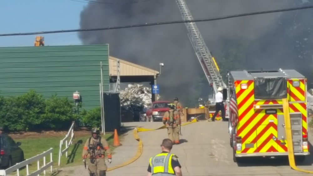 Another fire at American Scrap near Cayce Wednesday