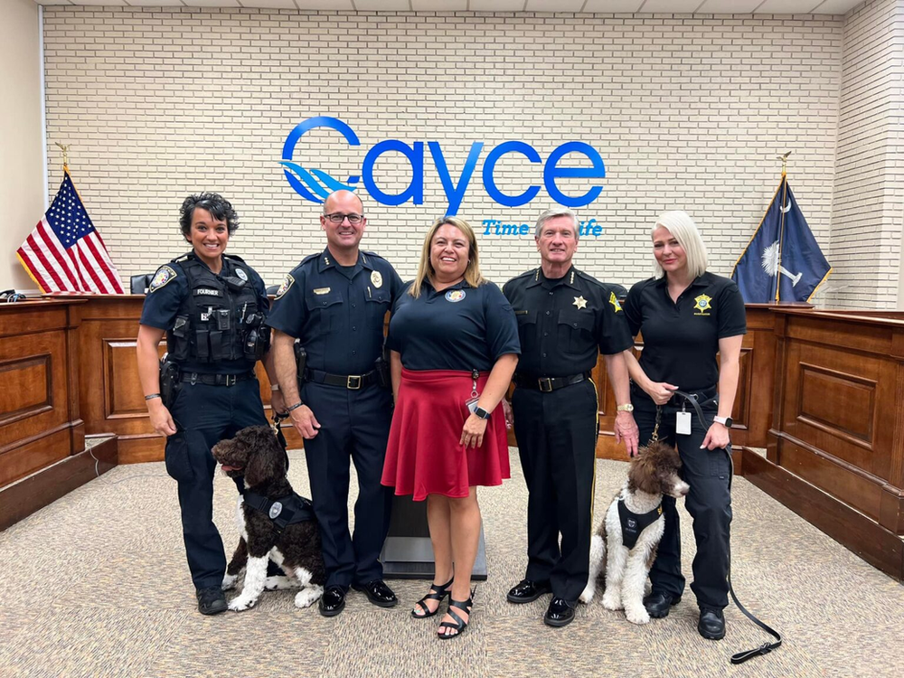 City of Cayce Police Department Introduces K9 Hudson