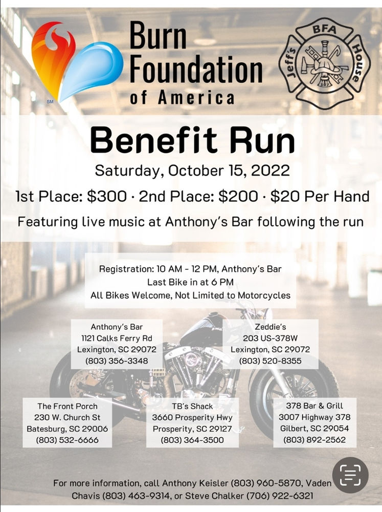 Burn Foundation of America Benefit Run