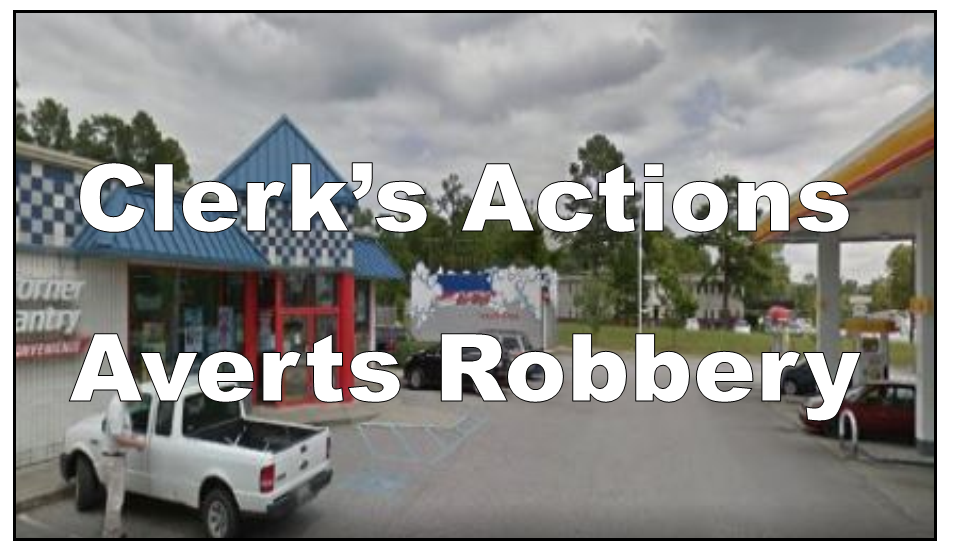 Quick acting clerk averts robbery of Springdale convenience store