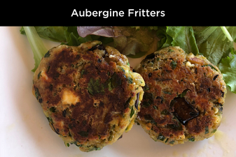 Aubergine Fritters