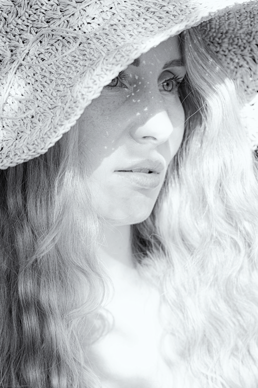 Rapunzel
Black and White Portrait.
Long Hair