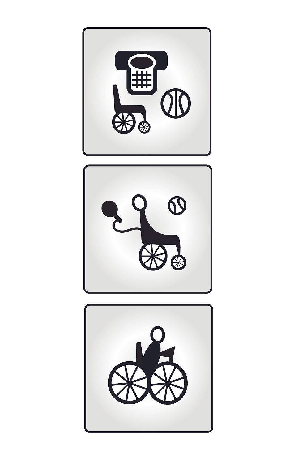 Pictogrammen voor de paralympics