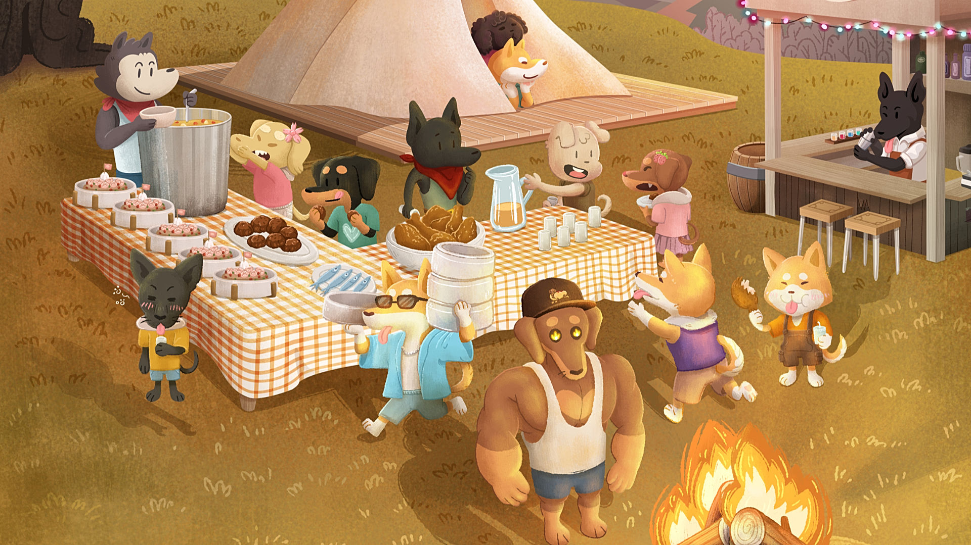 Dobe&Friends, Doberman, Dachshund, Weiner dog, hotdog