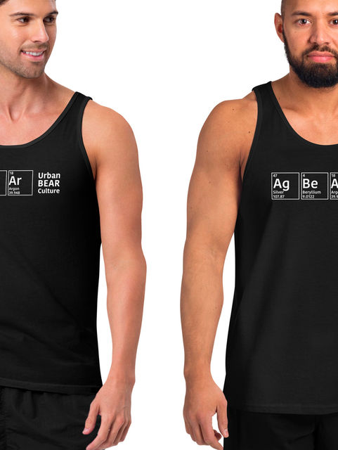 Urban Bear Culture periodic table with word silver bear