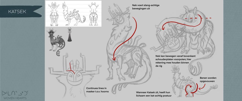 Katsek - Posing sheet