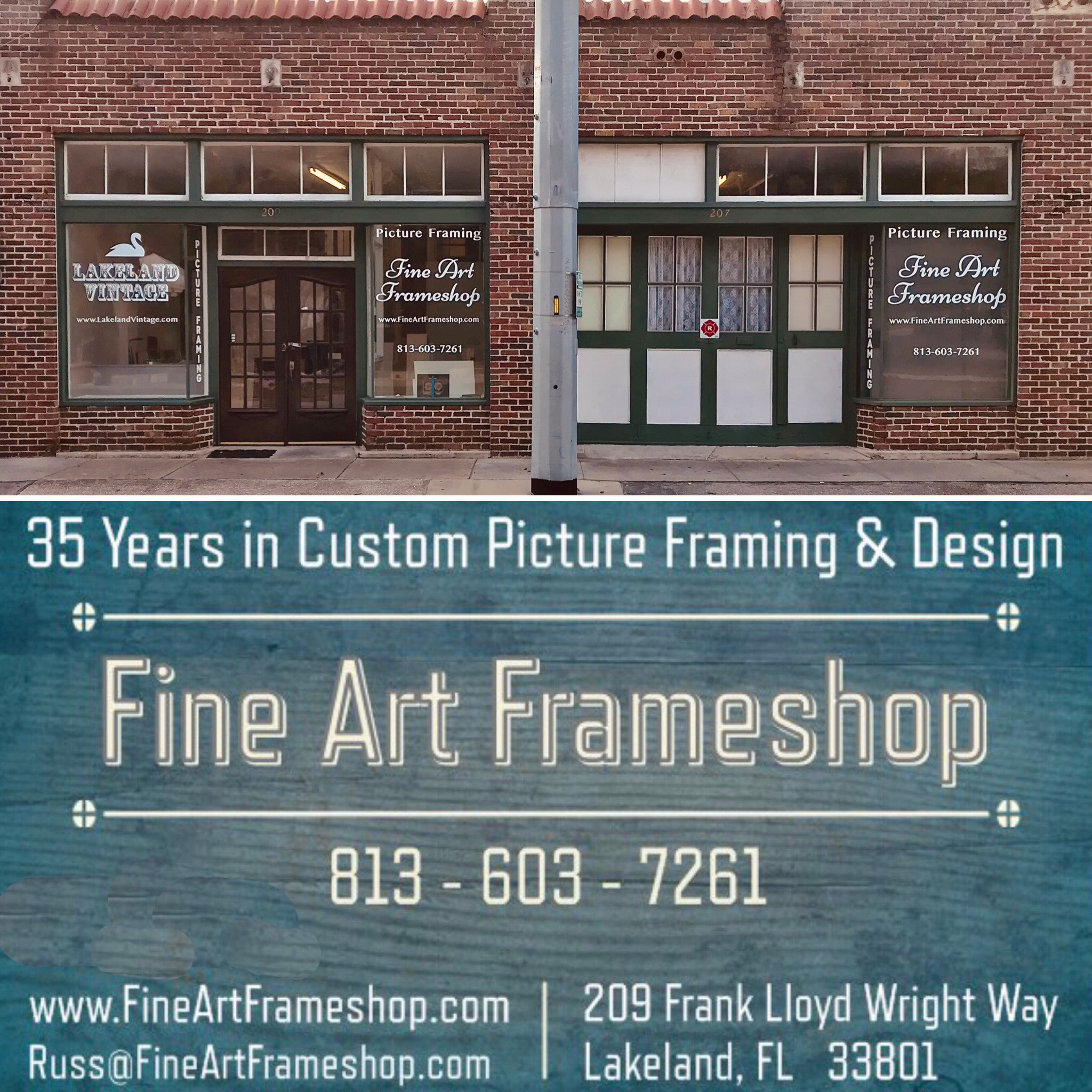 Fine Art Picture Framing in Lakeland Florida 33803