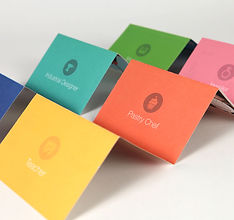 Cartes de visite, dépliants et menus